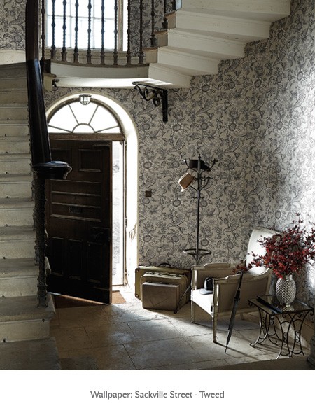 Обои Little Greene Revolution Papers Sackville Street − Tweed 0284SATWEED фото в интерьере Обои Little Greene Revolution Papers Sackville Street − Tweed 0284SATWEED фото в интерьере